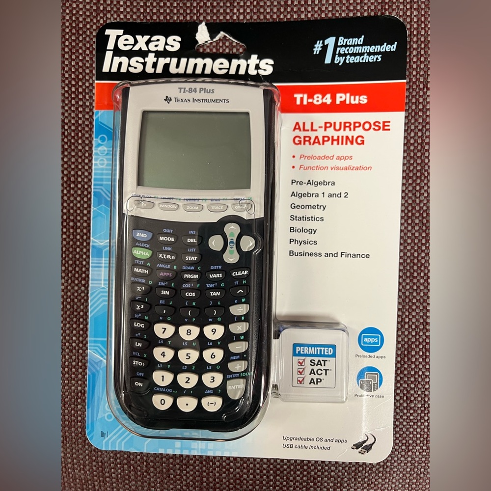 Texas Instruments TI-84 Plus Graphics Calculator, Black